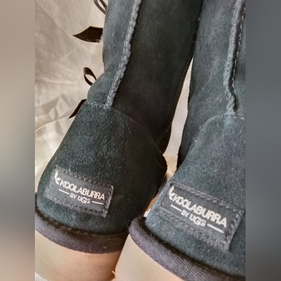 Koolaburra by UGG black bow boots, size 10 - Picture 6 of 11